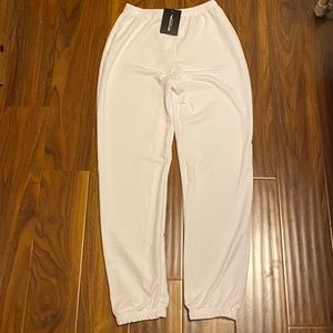 White sweatpants